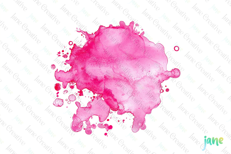 Color Splashes Watercolor Sublimation