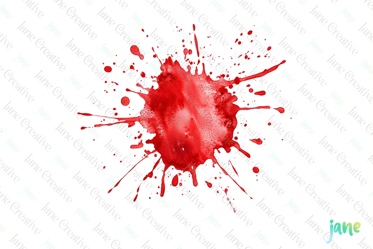 Color Splashes Watercolor Sublimation