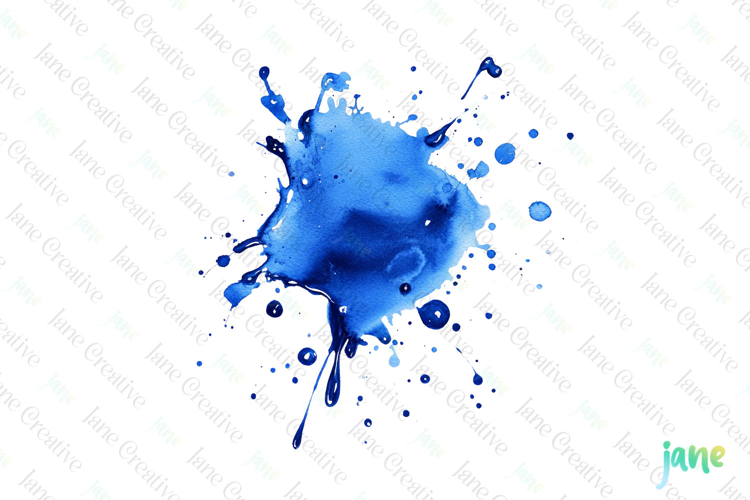 Color Splashes Watercolor Sublimation