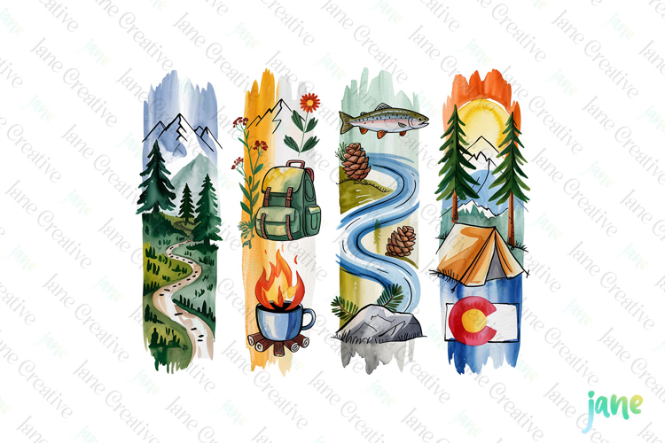 Colorado State Brushstroke USA PNG