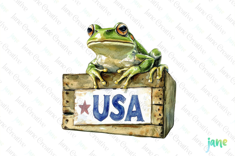 Cute Frog Clipart Image 6