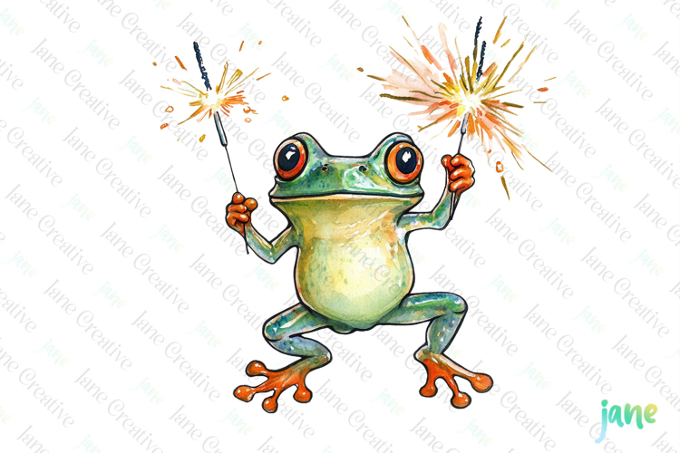 Cute Frog Clipart Image 4