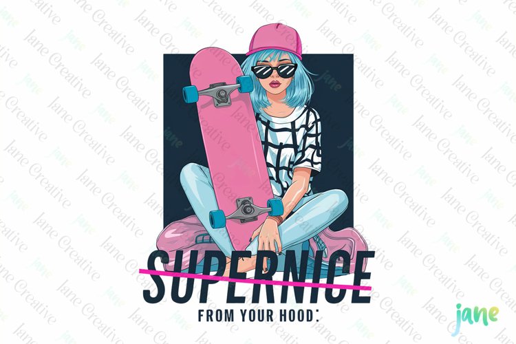 Funny Beautiful Girl Quotes Sublimation example image 1