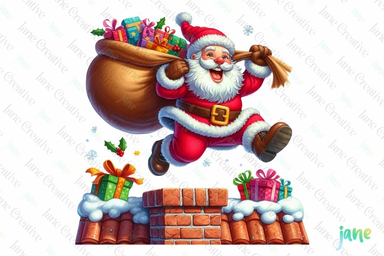 Funny Santa Christmas Sublimation