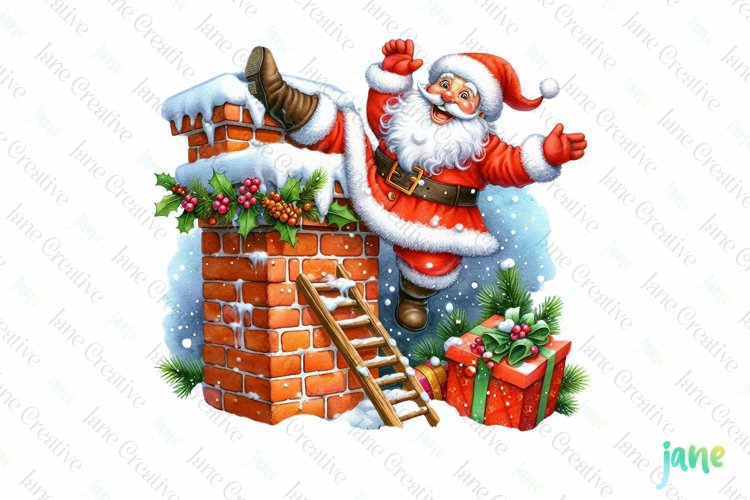 Funny Santa Christmas Sublimation