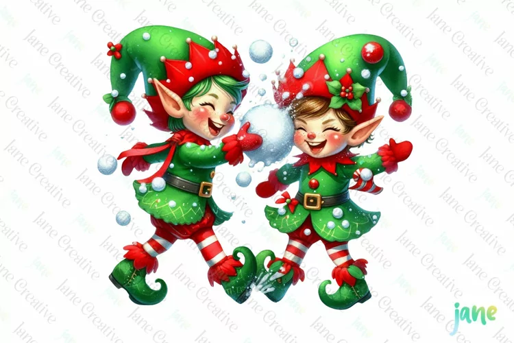 Funny Watercolor Christmas Sublimation