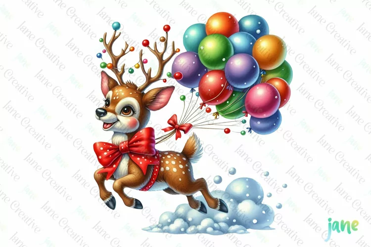 Funny Watercolor Christmas Sublimation