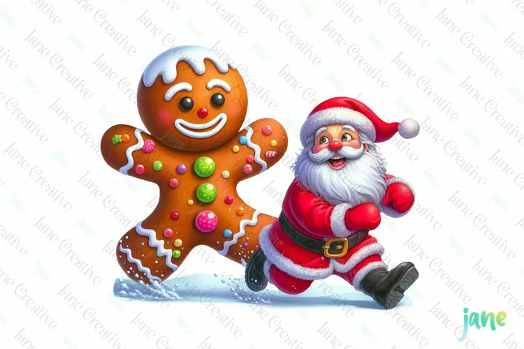 Funny Watercolor Christmas Sublimation