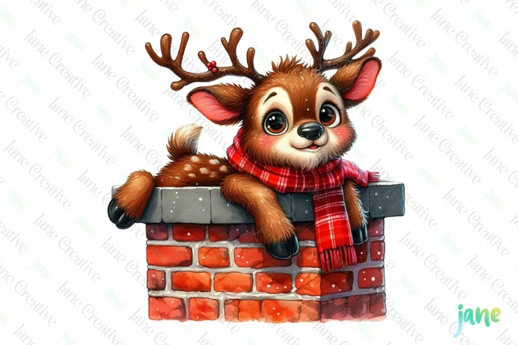 Funny Watercolor Christmas Sublimation
