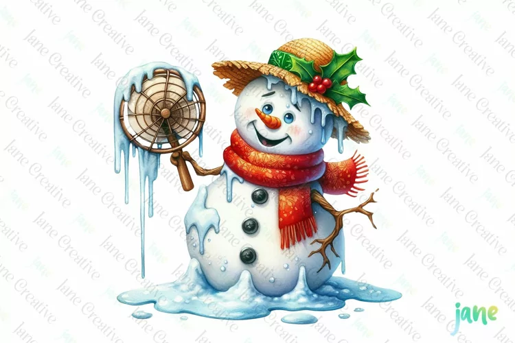Funny Watercolor Christmas Sublimation