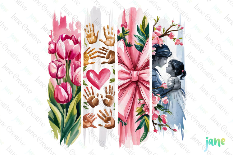 Happy Morther’s Day Brushstroke Clipart