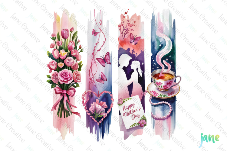 Happy Morther’s Day Brushstroke Clipart
