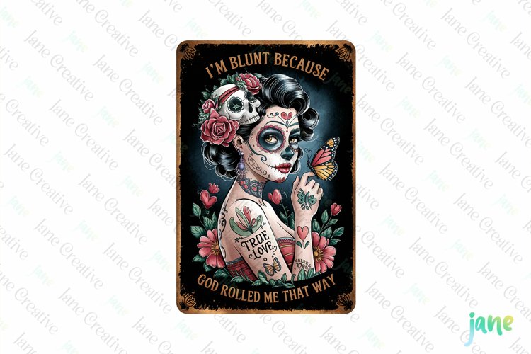 Im Blunt Because God Rolled Me That Way Card