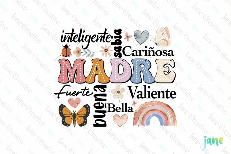 Madre Sublimation PNG