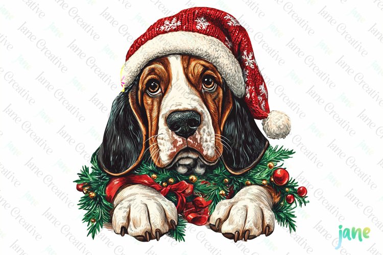 Basset Hound Clipart Image 16