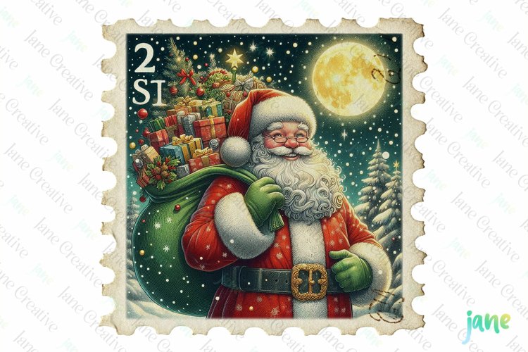 Cute Santa Clipart Image 21
