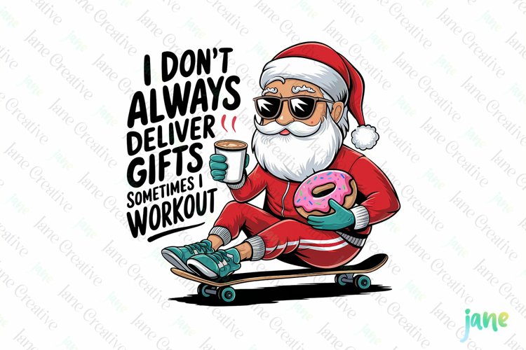 Cute Santa Clipart Image 11