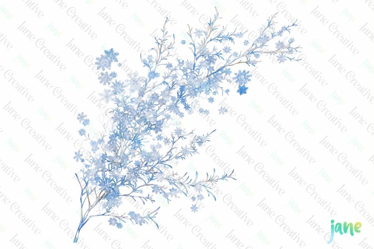 Snowflakes Christmas Sublimation Bundle