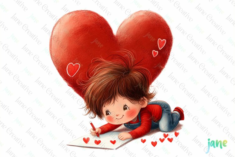 Valentine Boys Sublimation Clipart