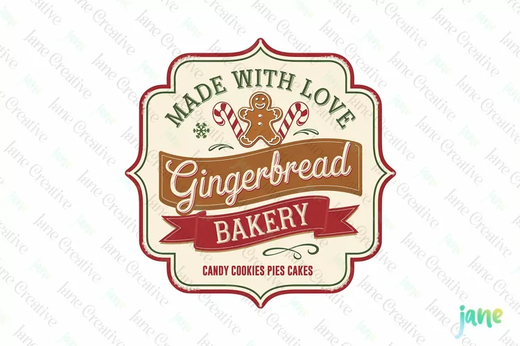 Vintage Christmas Label Sublimation