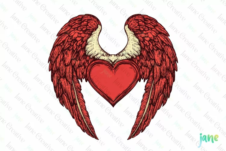 Vintage Heart Clipart Sublimation
