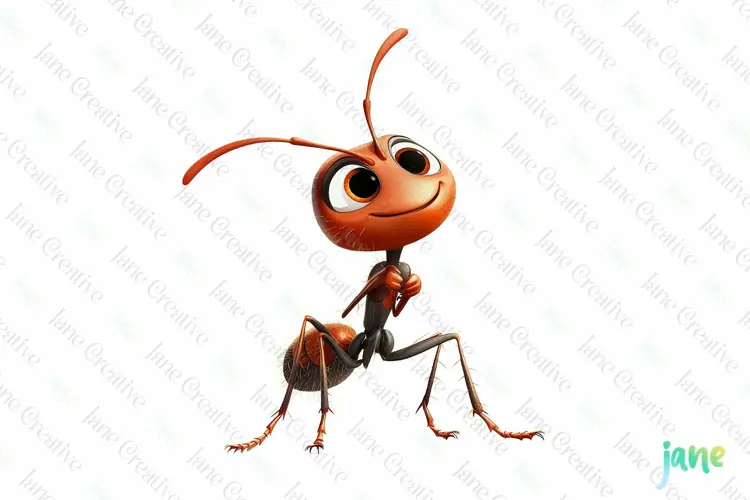 Ant Vintage Insect Clipart Sublimation