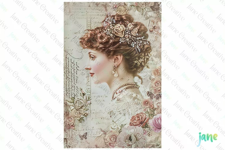 Vintage Rustic Shabby Chic Sublimation Clipart