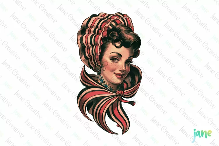 Vintage Tattoo Sublimation Clipart