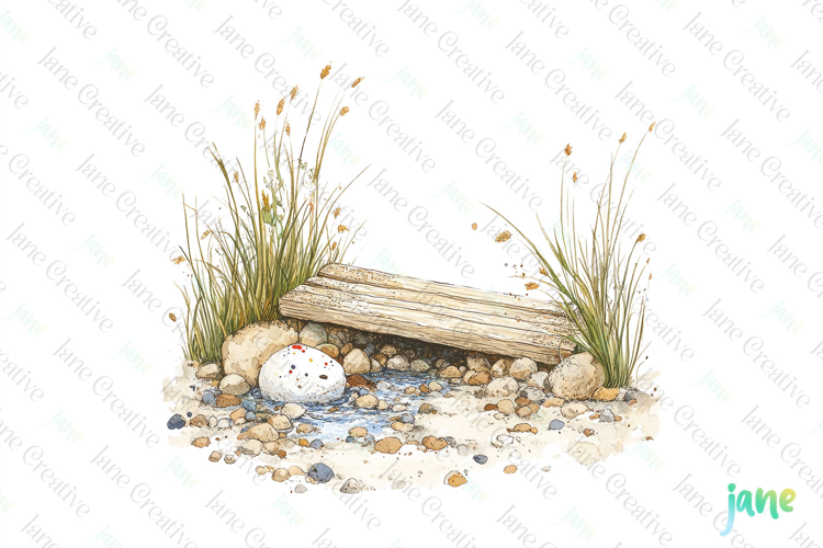 Watercolor Spring Clipart Sublimation