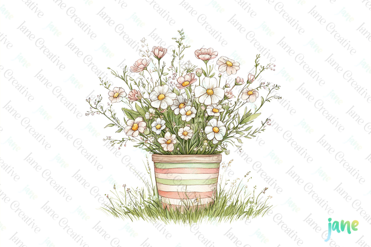 Spring Watercolor Clipart Image 9