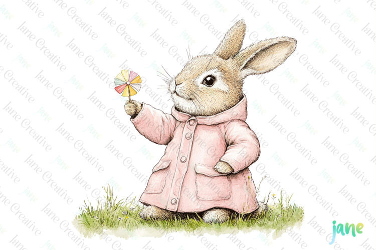 Watercolor Spring Clipart Sublimation
