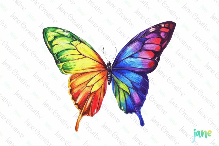 Butterfly Drawing Image 8