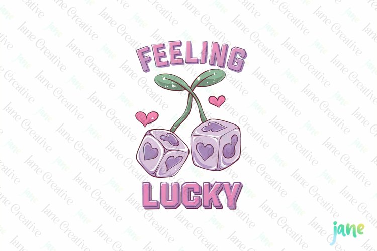 Feeling Lucky Valentine PNG Clipart