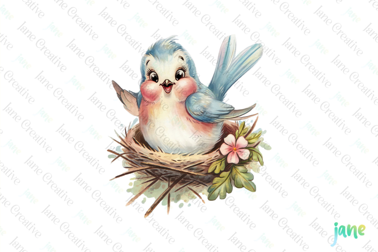 Vintage Easter Springtime Clipart