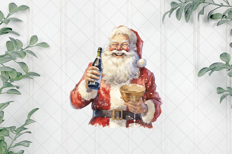 Cute Santa Clipart Image 4