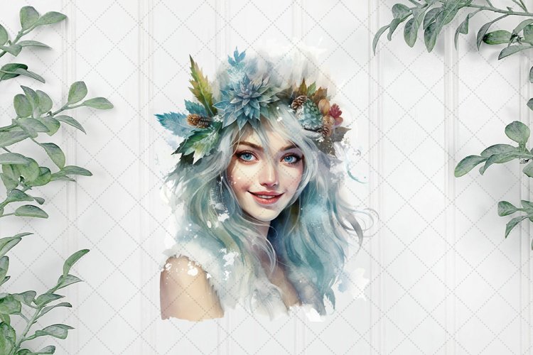 Winter Watercolor Clipart Image 9