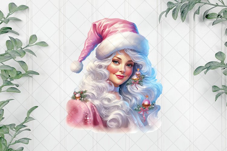 Magical Christmas Santa Sublimation Clipart