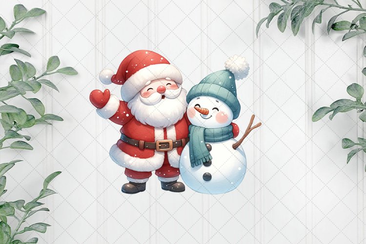 Cute Snowman Clipart Image 6