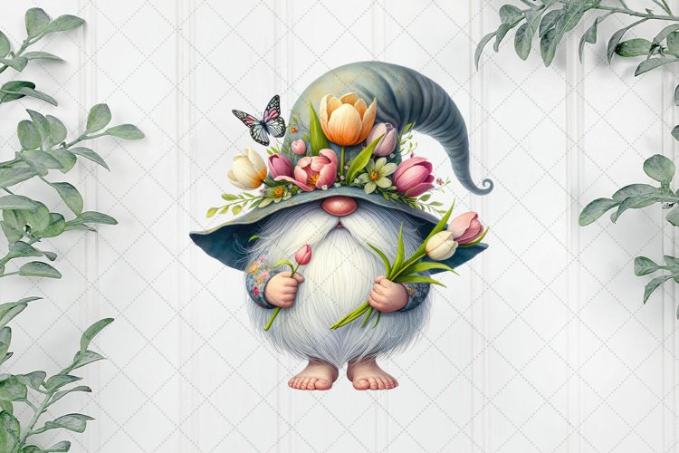 Floral Gnome Sublimation