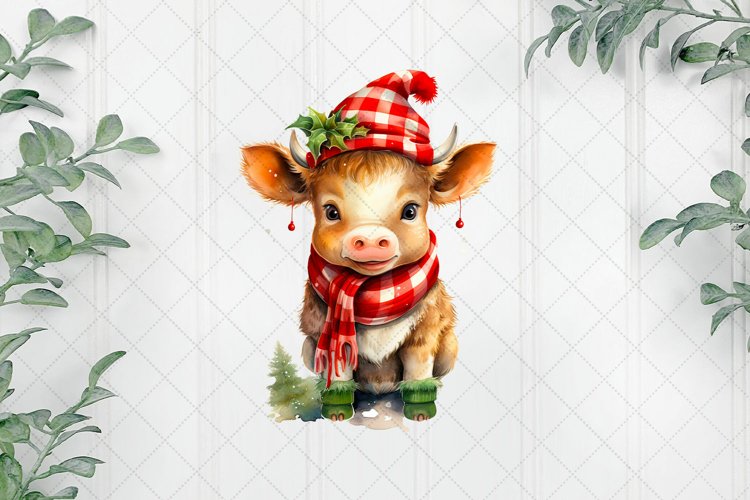 Cute Cow Clipart Image 6