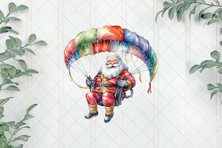 Cute Santa Clipart Image 16