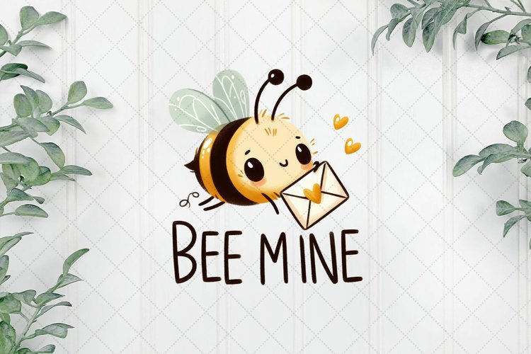 Bee Mine Sublimation Clipart