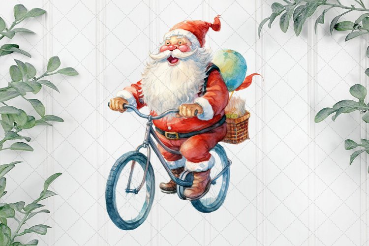 Funny Santa Claus Sublimation Clipart