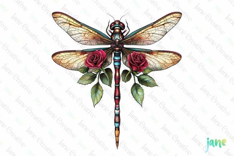 Dragonfly Clipart Image 16