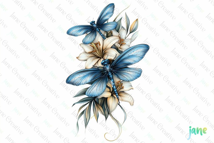 Dragonfly Clipart Image 15