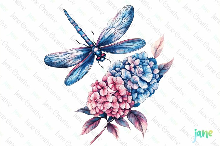 Dragonfly Clipart Image 24