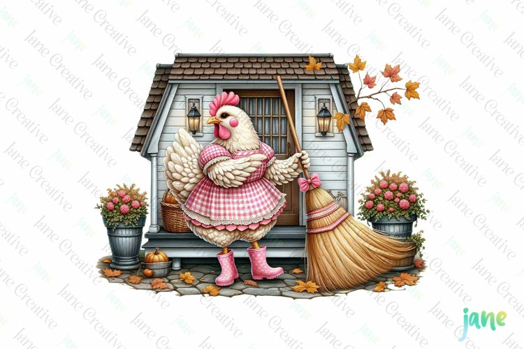 Hen Clipart Image 22