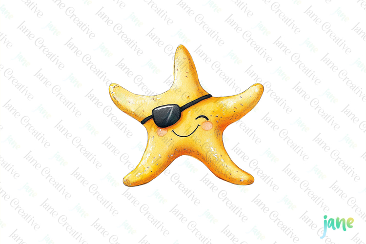 Watercolor Pirate Clipart