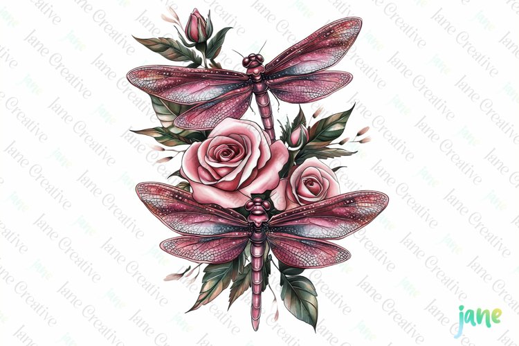 Dragonfly Clipart Image 23