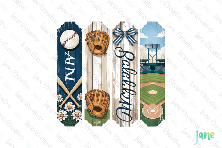Baseball Brushstroke Sublimation Bundle